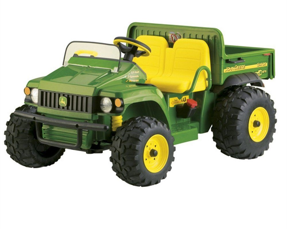 John Deere HPX Gator 12v Ride On Toy Tractor Green